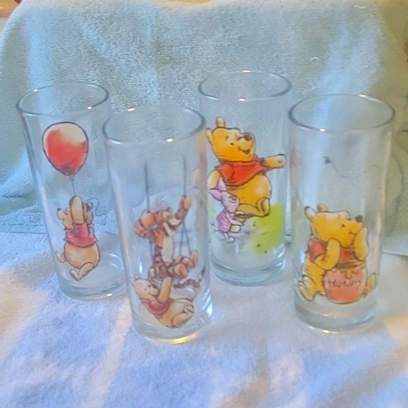 Disney Other - Disney's Winnie the Pooh Glass set. Sold as set! Hard to find set of 4, 10 oz